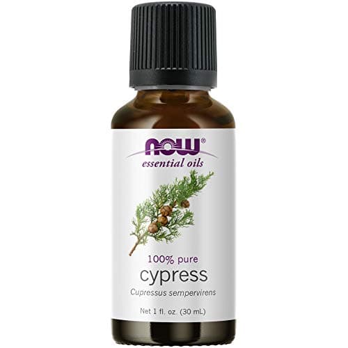 NOW Essential Oils, Cypress Oil, Balancing Aromatherapy Scent, Steam Distilled, 100% Pure, Vegan, Child Resistant Cap, 1-Ounce