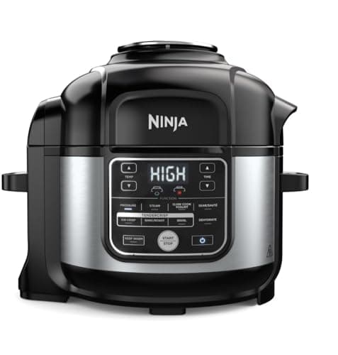 Ninja Foodi 10-in-1 Pressure Cooker & Air Fryer Combo, 6.5 Qt Stainless Steel Multi Cooker – Slow Cook, Steam, Bake, Roast, Dehydrate, Sear – Perfect for Holiday Meals & Family Gifts