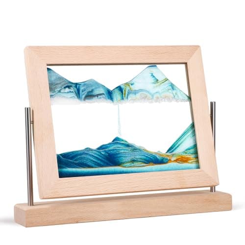 Bochino Moving Sand Art Picture Dynamic Sand Picture 3D Sand Art Frame Sandscape Moving Sand Picture for Home & Office Décor