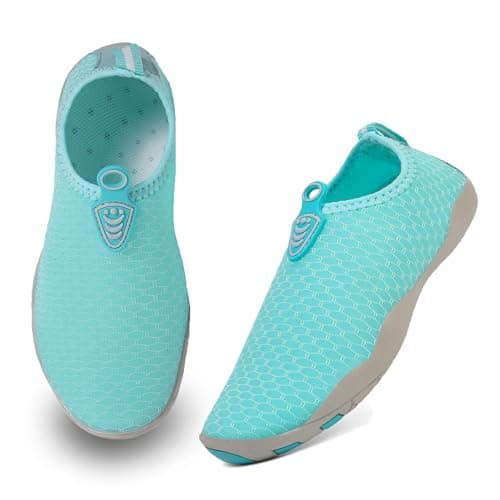 QPT Water Shoes Barefoot Aqua Socks Fast Dry Beach Swim Outdoor Sports Shoes for Toddler Kids Boys Girls