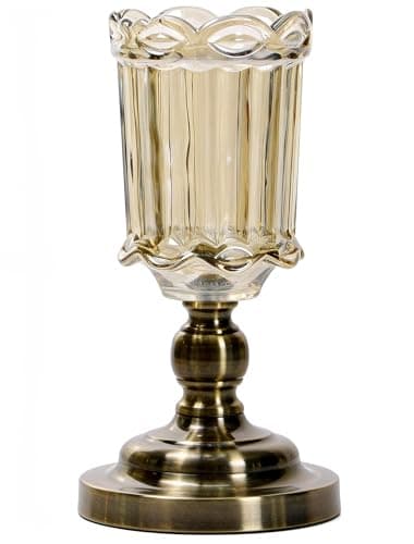 Pecfamly Vintage Antique Victorian Bronze Flower Vase, English Cottage French Country Old Money Nancy Meyers Traditional Home Room Bedroom Decor