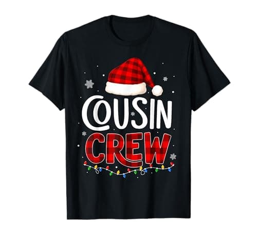 Cousin Crew Christmas Pajamas for Men Kids Women Grandkids T-Shirt