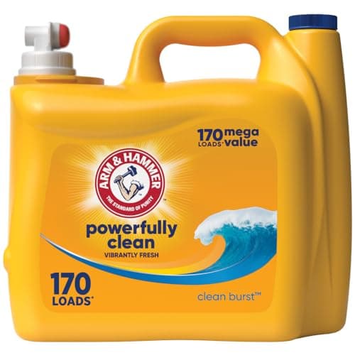 Arm & Hammer Clean Burst, 170 Loads Liquid Laundry Detergent, 170 Fl oz