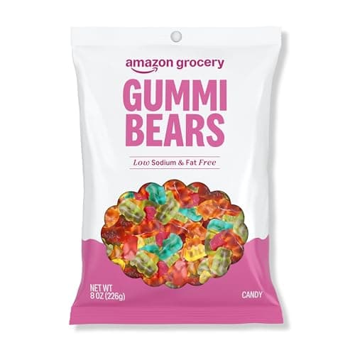 Amazon Grocery, Gummi Bears Candy, 8 Oz (Previously Amazon Fresh, Packaging May Vary)