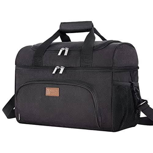 Lifewit Insulated Cooler Bag, 32/48 Can Large Leakproof Beach Cooler, Lightweight Portable Double Layer Soft-Sided Travel Ice Chest for Camping, Kayaking, Road Trips, Grocery Shopping