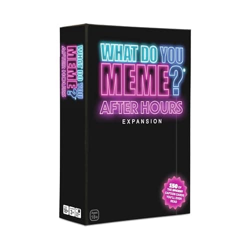 What Do You Meme? After Hours by Relatable, The Explicit Expansion Pack Party Game for Game Night, Add to WDYM Core, Includes 100 Caption Cards, Perfect for Friendsmas, Or Stocking Stuffers