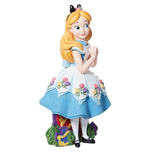 Enesco Disney Showcase Botanical Alice in Wonderland Figurine, 6.75 Inches, Multicolor