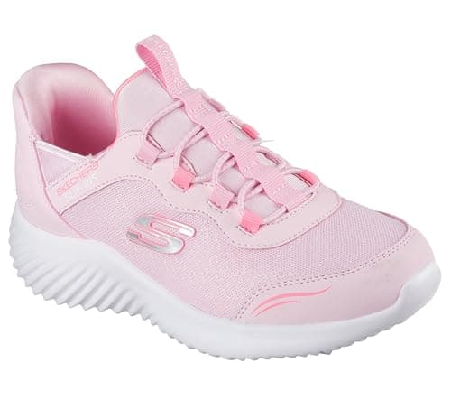 Skechers Kids Girls Bounder-Simple Cute Sneaker, Light Pink, 1 Little Kid