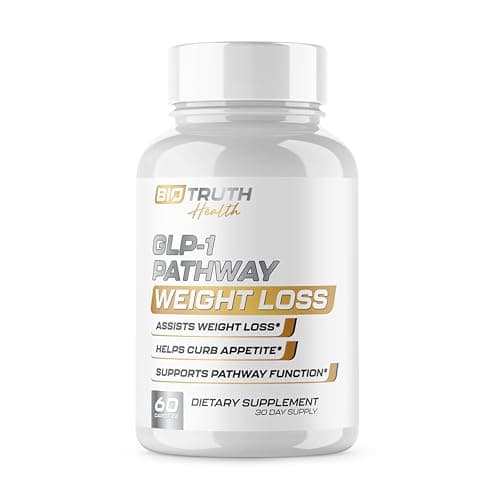 GLP-1 Pathway Weight Loss Pills | Fat Burner for Men & Women | Supports Healthy Pathways Associated with GLP-1 Activity | Appetite Suppressant Support + Energy Assist - 60 Capsules for Adults