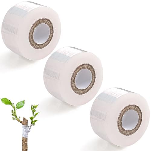 3 Pack Plant Grafting Tapes Stretchable Plant Repair Tapes Garden Grafting Tape,Graftings Film,Plants Tape for Broken Stem,Perfect for Fruit Floral Tree and Plants