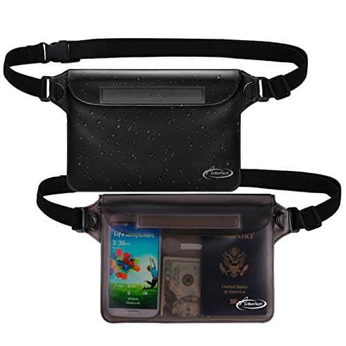 AiRunTech Waterproof Fanny Pack,Waterproof Pouch for Phone Passport Wallet Purse with Waist Strap,Floating Waterproof Bags for Travel Beach Swimming Kayaking Boating Pool Accessories