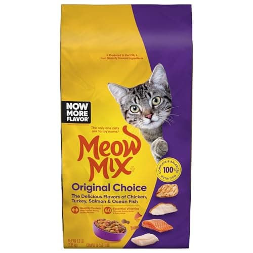 Meow Mix Original Choice Dry Cat Food, 6.3 Pound Bag