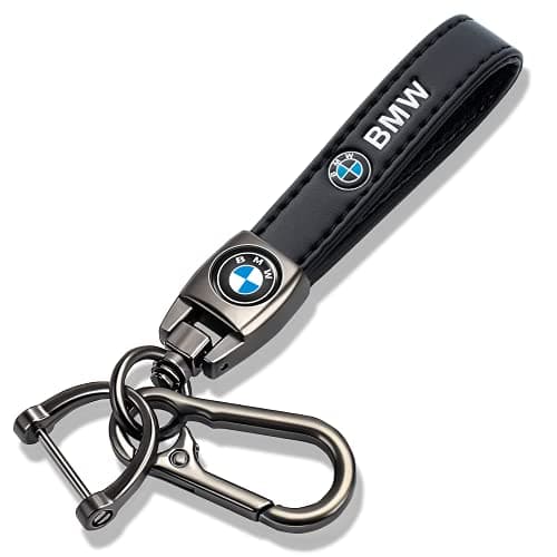 EULIX Car Keychain Compatible with bmw Series Key Chain Ring Accessories for Man and Woman Interior Accessories Black