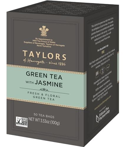 Taylors of Harrogate Green Tea with Jasmine, 50 Teabags