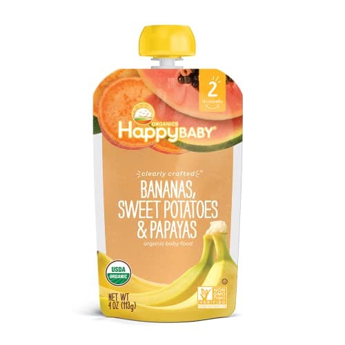 Happy Baby, Organic, Bananas Sweet Potatoes Papayas, 4 oz