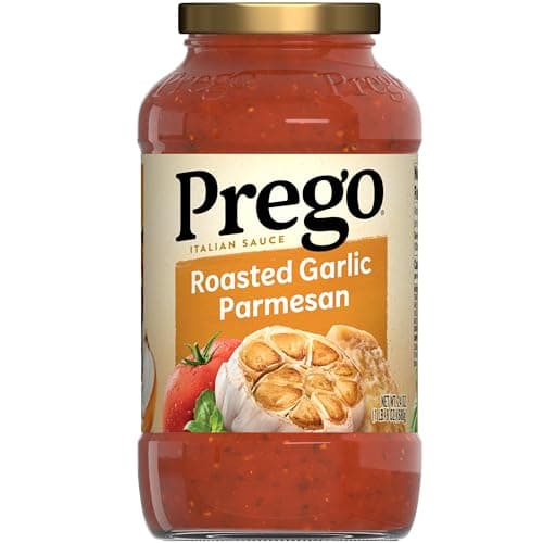 Prego Pasta Sauce, Italian Tomato Sauce with Roasted Garlic & Parmesan Cheese, 24 oz Jar