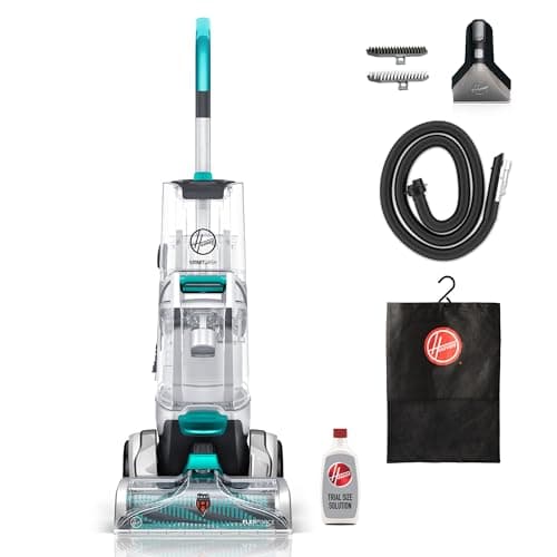 Hoover SmartWash+ Automatic Carpet Cleaner Machine for Carpet and Upholstery, Deep Cleaning Carpet Shampooer Machine, Pair with a Hoover Carpet Cleaner Solution for a Bright, Refreshed Home