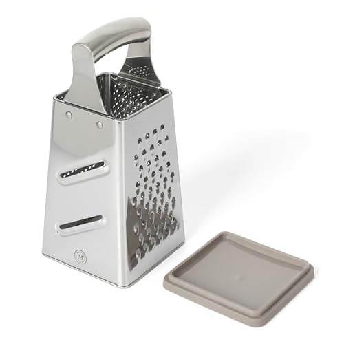 Martha Stewart Sprucedale 9.5" Stainless Steel 4-Sided Food/Cheese Box Grater