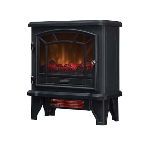 duraflame® Infrared Quartz Electric Fireplace Stove Heater, Black
