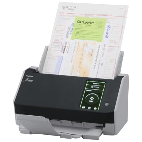 RICOH fi-8040 Fast Front Office & Desktop Document, Receipt, ID Card Scanner with 50 Page Auto Feeder and PC-Less DirectScan Network Scanning Capability