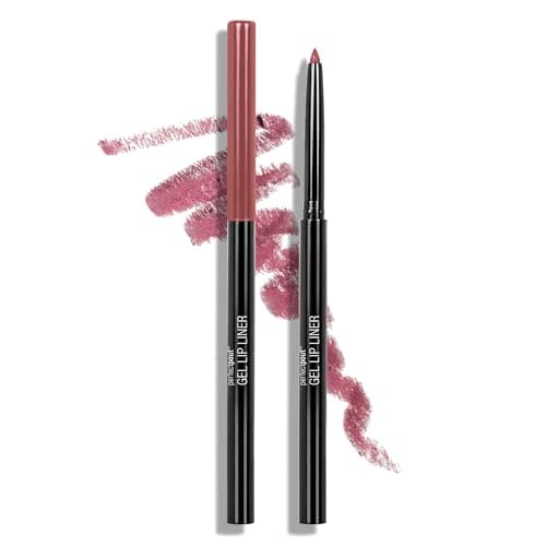 wet n wild Perfect Pout Matte Retractable Gel Lip Liner Pencil, Rich Creamy Long Lasting Color, Well-Defined and Flawless Application, Vegan & Cruelty-Free - Purple Lay Down the Mauves