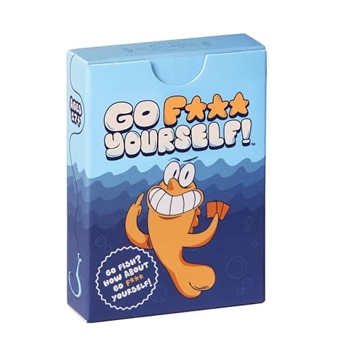 Go F Yourself! – The Grown Up Go Fish Card Game You've Always Wanted | Hilarious Party Game for Grown Ups, 2+ Players | 52 Cards, 13 Unique Pairs Edition