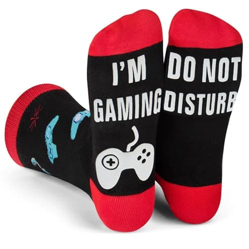 Valentines Day Gifts for Him Boyfriend kids,Gifts for Him Boyfriend Boys Husband, Stocking Stuffers for Teens, Funny Gamer Socks