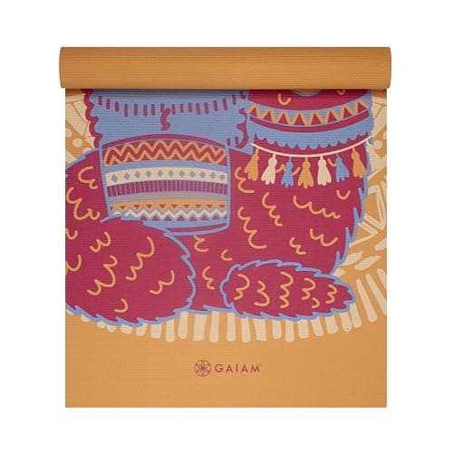 Gaiam Kids Yoga Mat Exercise Mat, Yoga for Kids with Fun Prints - Playtime for Babies, Active & Calm Toddlers and Young Children (60" L x 24" W x 3mm Thick)
