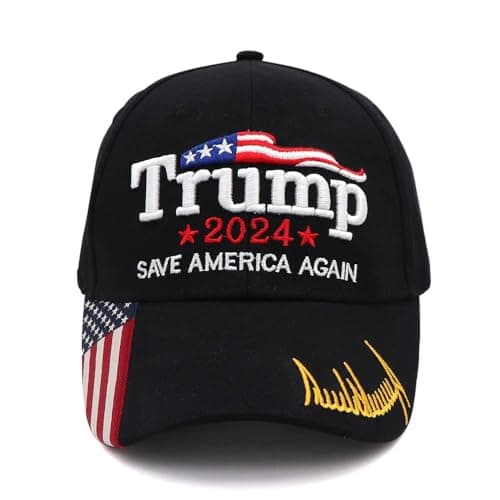 QZTPOWERER Trump 2024 Hat,Keep America Great,Take America Back Hat with America Flag,MAGA,Save America Again, Baseball Cap Embroidered Trucker Cap for Men Women