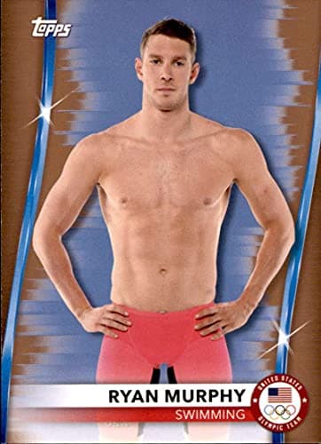 2021 Topps US Olympics and Paralympics Team Hopefuls #76 Ryan Murphy Bronze Swimming MultiSport