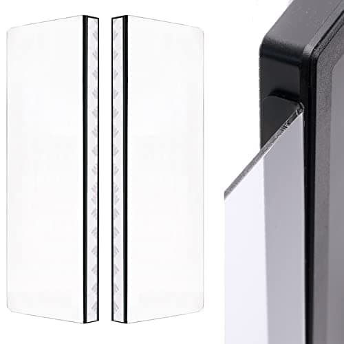 2 Pcs Computer Monitor Memo Board for Frameless Monitors,11.8 X 3.15 Inch Monitor Sticky Note Holder Computer Monitor Message Board for No Edge Monitors