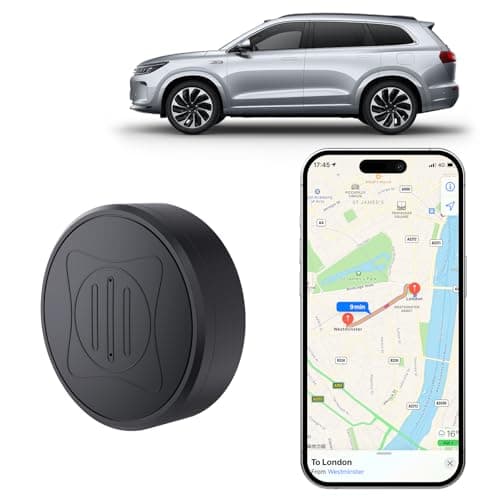 Mini GPS Tracker for Vehicles: Tracker Device for Vehicles No Subscription No Monthly Fee Car Tracker Device Hidden Magnetic Real-Time Tracking for Cars Kids Dogs (GF10-07)