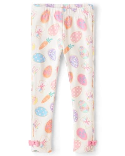 Gymboree,Girls,and Toddler Leggings,Easter Eggs,7