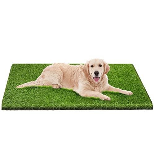 Artificial Grass, 51" x 26" Dog Pee Pads, Professional Dog Potty Training Rug, Large Dog Grass Mat with Drainage Holes, Pet Turf Indoor Outdoor Flooring Fake Grass Doormat (26x51 inches).