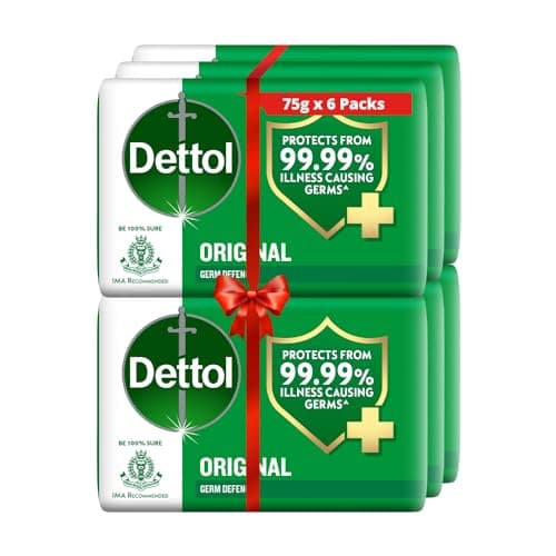 Dettol Original Soap - 75g (Pack of 6)