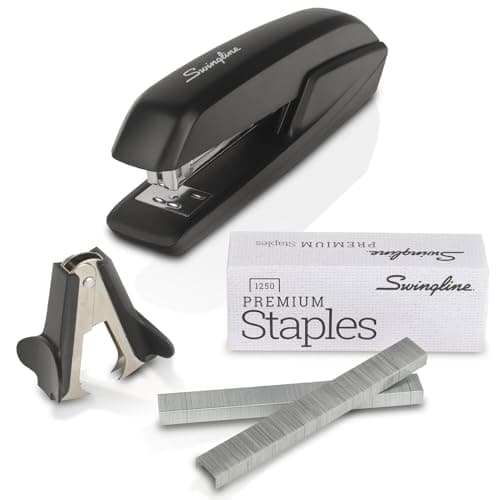 Swingline Stapler Value Pack, 20 Sheet Capacity, Jam Free, includes Stapler, 1250 Staples and Staple Remover, Black (54567)