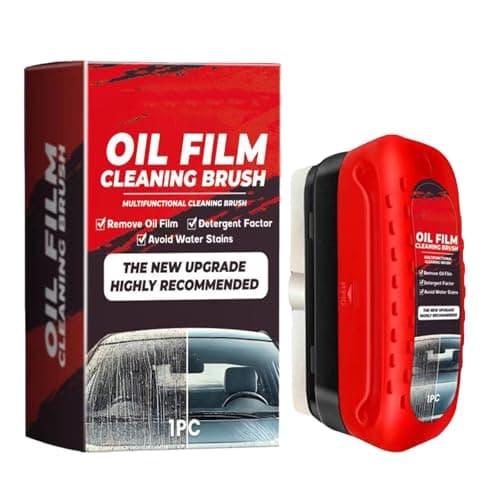 Lysoform Automotive Oil Film Cleaning Brush, Reusable Oil Film Cleaning Brush, One-Piece Automotive Oil Cleaning Brush, Rain and Fog Proof Glass Cleaning Board, 120ml Capacity (1Pc)