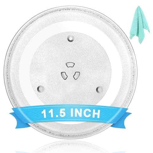 11.5" Universal Microwave Plate Replacement Glass Turntable | Fits GE, Samsung, LG, Magic Chef, Amana, Toshiba