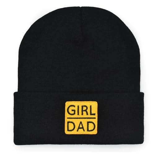 Girl Daddy Beanies for Men Dad Beanie from Daughter Papa Husband Winter Hat Gifts Christmas Birthday Father's Day