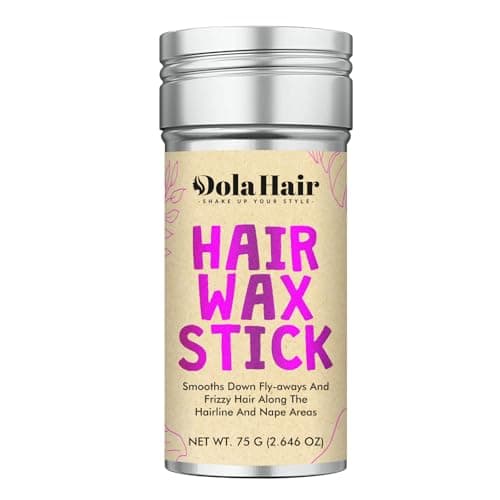 Dolahair Hair Wax Stick - Flyaway Control and Styling Pomade for Kids, Women, and Men - Hair Bun Maker and Accessorie stocking stuffers for teen girls (1 Pack of Wax)