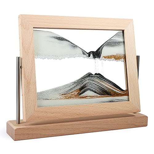 Bochino Moving Sand Art Picture Dynamic Sand Picture 3D Sand Art Frame Sandscape Moving Sand Picture for Home & Office Décor