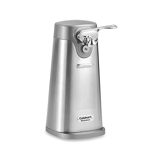 Cuisinart SCO-60 Deluxe Electric Can Opener, Quality-Engineered Motor System Allows you to Open Any Size Can, Stainless Steel