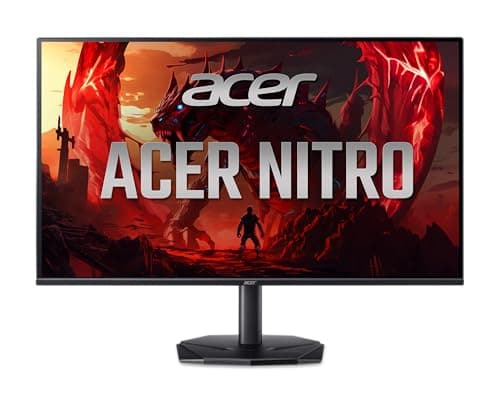 acer Nitro 23.8" Full HD 1920 x 1080 IPS Gaming Monitor | AMD FreeSync Premium | 240Hz Refresh | Up to 0.5ms | sRGB 99% | HDR 10 Support | 1 x Display Port 1.2 & 2 x HDMI 2.0 | KG240Y W3biip