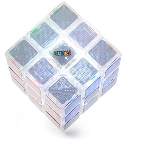 Rubik’s Cube, Pulse Cube, Light-Up Brain Teaser Puzzle for Speed Cubers, Solve The Puzzle Before The Lights Turn Off, Problem-Solving Brain Teaser & Fidget Toy for Adults, Teens, Kids Ages 8 & Up