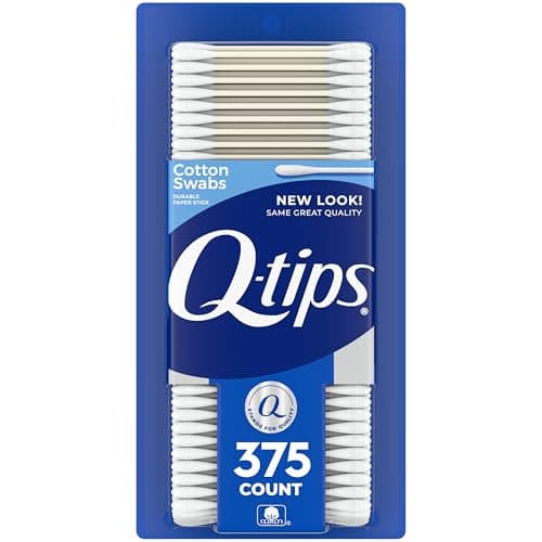 Q-tips Cotton Swabs For Hygiene and Beauty Care Original Cotton Swab Made With 100% Cotton 375 Count