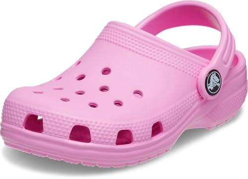 Crocs Kids Classic Clog (Toddler) - Clogs for Kids - Synthetic Upper - Ventilation Holes - Round Toe Taffy Pink 10 Toddler M