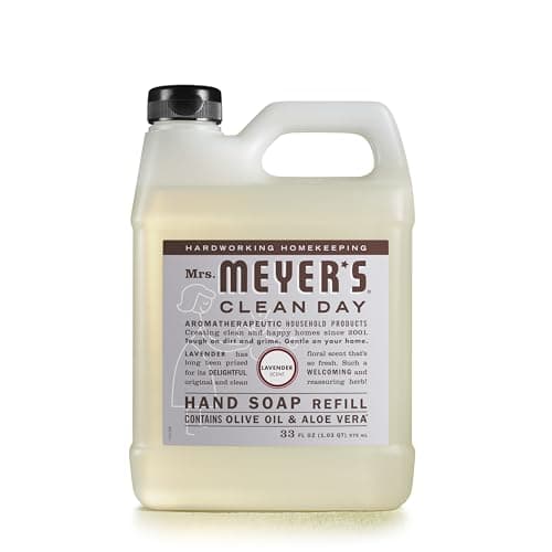 Mrs. Meyer's 651318EA Clean Day Liquid Hand Soap Refill, Lavender, 33 oz