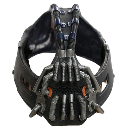 WELLMILLER Bane Mask Adult Costume Props for Knight Cosplay Gun