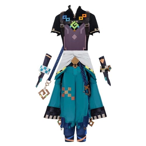 Game Genshin Cosplay Impact Cosplay Costumes Kinich Cosplay Costume Uniforms Halloween Carnival Party (M)