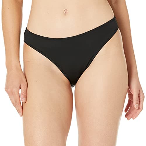 Amazon Essentials Women's Classic Bikini Swimsuit Bottom, Washed Black, 16